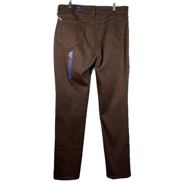 NYDJ Women’s Jeggjng Jeans Slim Ankle Slimming Stretch Brown Caribou New Size 14 - Picture 3 of 10